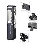 Grabadora De Voz Digital 8 Gb + Microfono + Modulo Telefono Negro