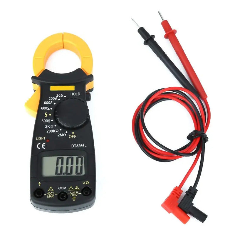Pinza Amperimétrica Tester Digital Voltimetro Amperimetro