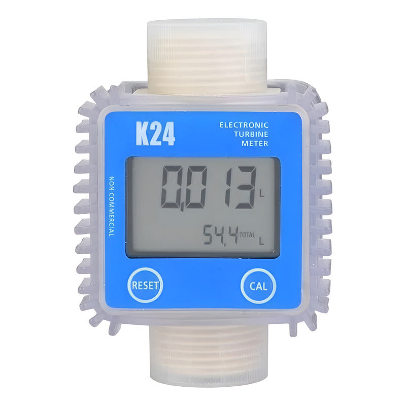 Medidor Digital De Combustible Liquidos K24 Flujometro Lcd