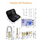 Kit Ganzúas 30 Piezas Candado Transparente Cerrajería