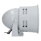 Sirena Industrial Tipo Turbina 125db 220v Alarma Bocina Gris