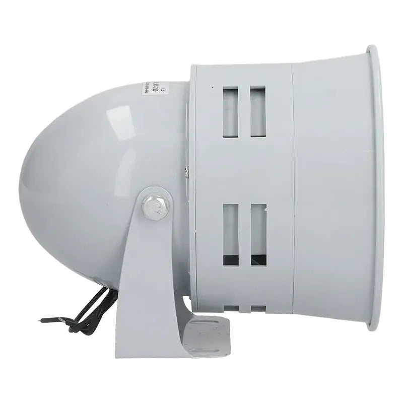 Sirena Industrial Tipo Turbina 125db 220v Alarma Bocina Gris