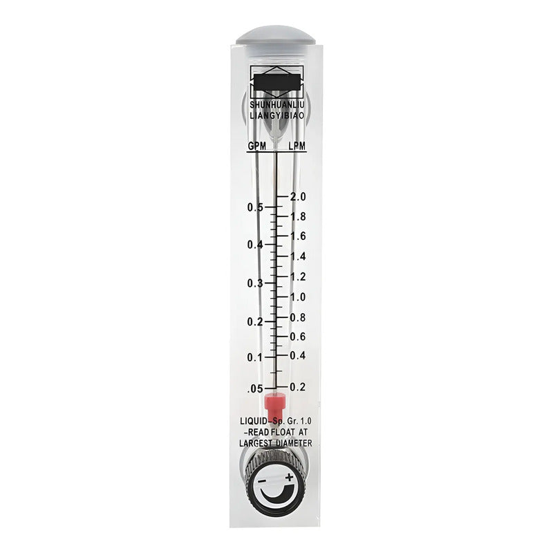 Caudalimetro Medidor Flujo Liquido 0.1 A 0.5gpm - 1/4  2 Lpm
