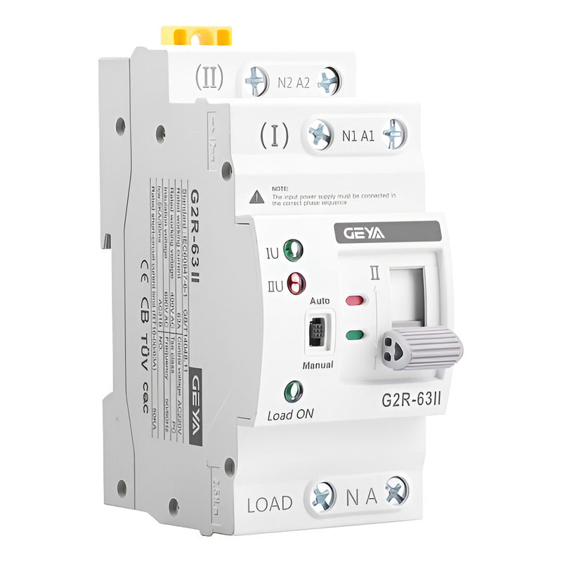 Switch Ats Transferencia Automatica Din 63a 220v Monofasico