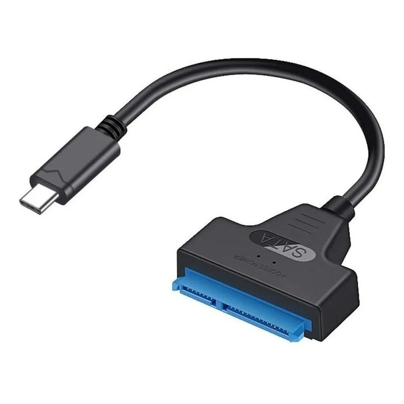Adaptador Cable Usb Tipo C A Sata 3 Hdd Disco Duro 2.5  Ssd