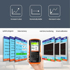 Monitor Calidad Aire Portatil Pm2.5 Detector Formaldehido Naranja