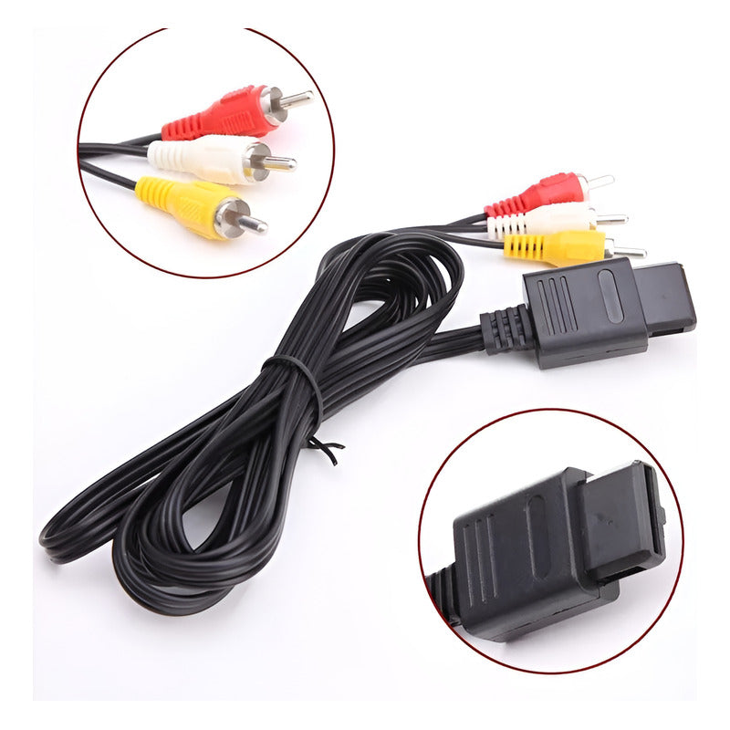 Cable Audio Video Compatible Supernintendo Nintendo 64 Snes