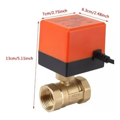 Electro Valvula Bola Llave Motorizada 220v Dn25 Actuador