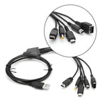 Cable De Carga Usb 5 En 1 Para Consolas Portatiles