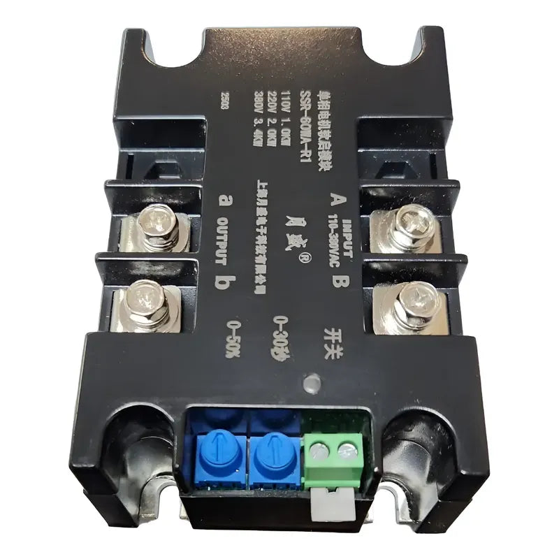 Partidor Suave De Motor Monofasico 2kw Ssr-60wa-r1 1hp- 2 Hp