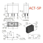 Rele Automotriz Act112 12v 5 Pines Relay