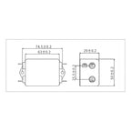 Filtro De Linea Emi Emc Eliminador De Ruidos Cw4-30a-t