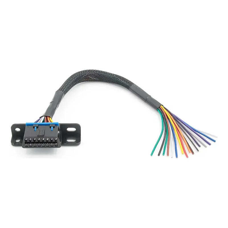 Cable Extension Obd2 J1962 16 Pines Conector Hembra 30cm