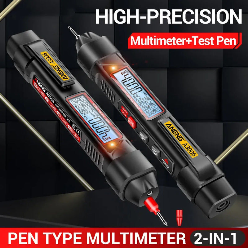 Multimetro Digital Tester Tipo Boligrafo Lcd Buscapolos Acdc