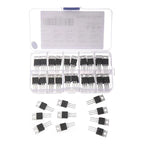 Kit 50 Mosfet 10 Modelos Irf640 740 840 1010 Irfz44 Irf3205