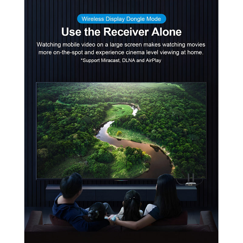 Kit Transmisor Video Hdmi Adaptador Inalámbrico 4k Wi-fi Hd