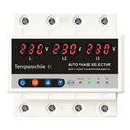 Protector Bajo Y Sobre Voltaje Trifasico 63a 220v