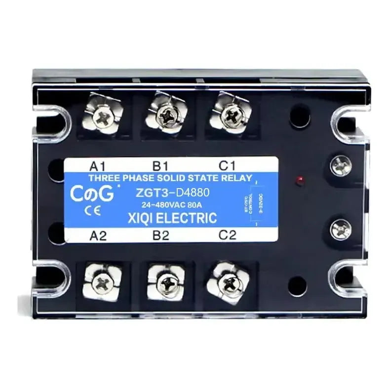 Rele Estado Solido Trifasico 24-480vac 80a Ssr3 3-32vdc