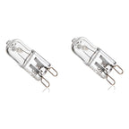 2 Unidades Ampolletas Halogenas G9 25w 2000 Horas Cálida