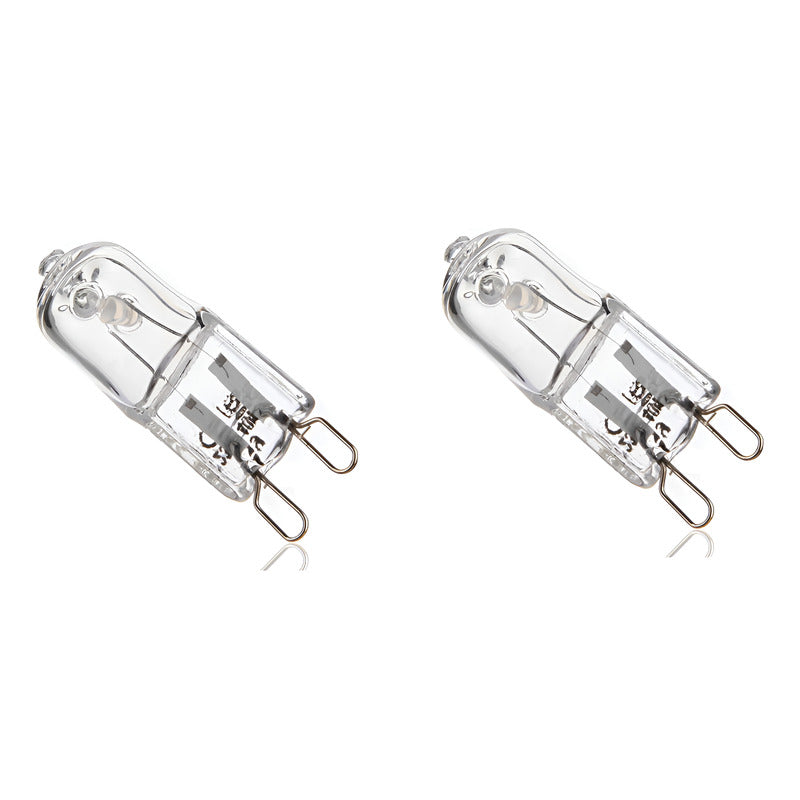 2 Unidades Ampolletas Halogenas G9 25w 2000 Horas Cálida