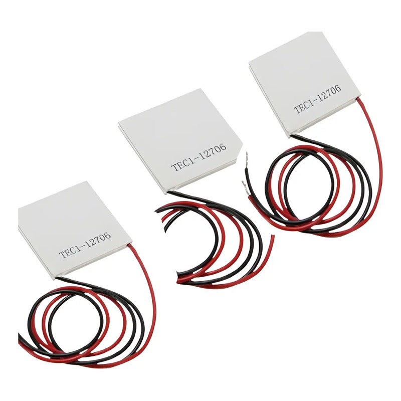 Pack 3x Celda De Peltier Tec1 12706 12v 60w 40 X 40mm