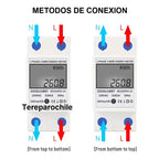 Remarcador Monofasico Digital Kwh Voltaje Amperaje 220v