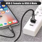 Mini Adaptador Convertidor Usb-a Macho Usb 3.0 Tipo C Hembra