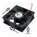 Ventilador Fan Cooler 24v 12cm X 3.8cm Ytd241238b Soldadora