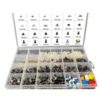 Kit 460 Botones Interruptor Pulsador Microbotones 24 Tipos Negro