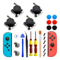 Kit 4 Análogo Para Nintendo Switch Joy-con +herramientas Y X