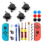 Kit 4 Análogo Para Nintendo Switch Joy-con +herramientas Y X