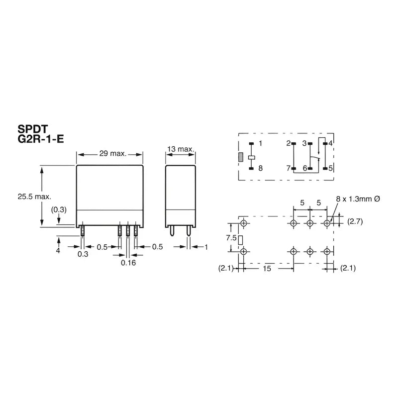 Rele Relay 12v Dc G2r-1-e 12vdc G2r