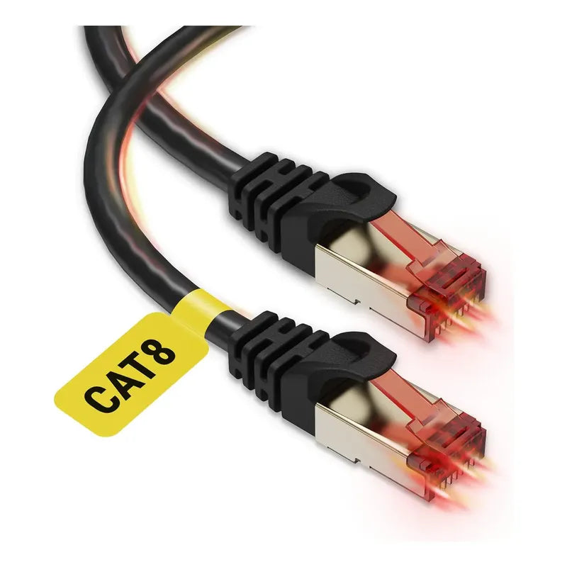 Cable De Red 30mt Cat8 40gbps 2000mhz Categoria 8 Rj45 Ftp