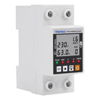Rele Medidor Energía Smart Wifi Kwh 63a Bajo Y Alto Voltaje Color