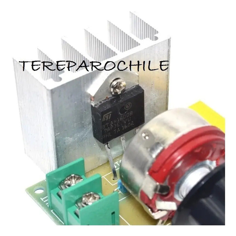 Dimmer Regulador Velocidad Motor 4000w 220v Control Pwm Scr