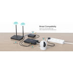 Mini Ups Portatil Dc Router Modem Usb 5v 9v 12v Poe 10400mah