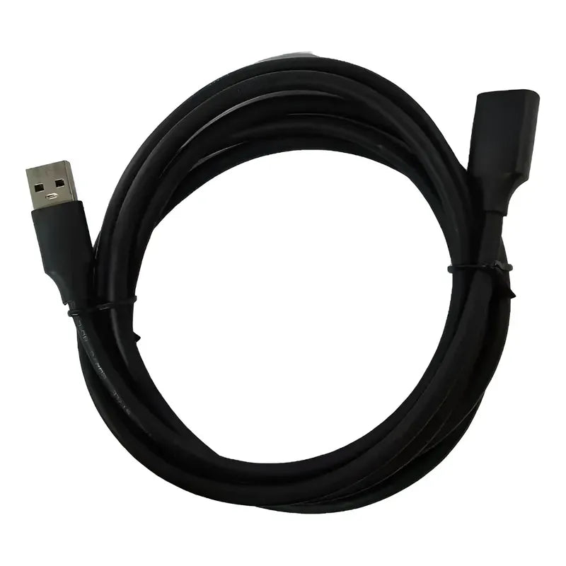Cable Extensión Alargador Usb A Macho Hembra 2 Mt Usb 3.0 Negro