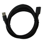 Cable Extensión Alargador Usb A Macho Hembra 2 Mt Usb 3.0 Negro