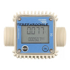 Flujometro K24 Medidor Digital Lcd Flujo Liquido Agua Diesel