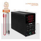 Fuente De Poder Variable Regulable De 0-30v 12 24v 4 Digitos