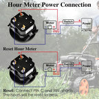 Horometro Digital Dc 4.5 90v Tractor Motor Generador 12v 24v