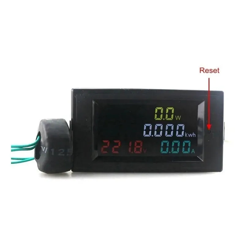 Medidor Consumo Kwh Corriente Lcd Potencia Voltaje 110v 220v