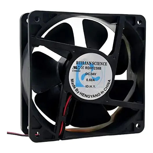 Ventilador Fan Cooler Rdh1238b 24v 120x120x38mm 12038 120cm Negro