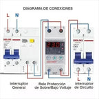 Relé De Protección Sobre Y Bajo Voltaje -red Ac - 40a