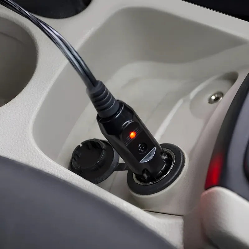 Manta Termica Calefactora Para Auto 12v Frazada Chiporro Gris Cuadros