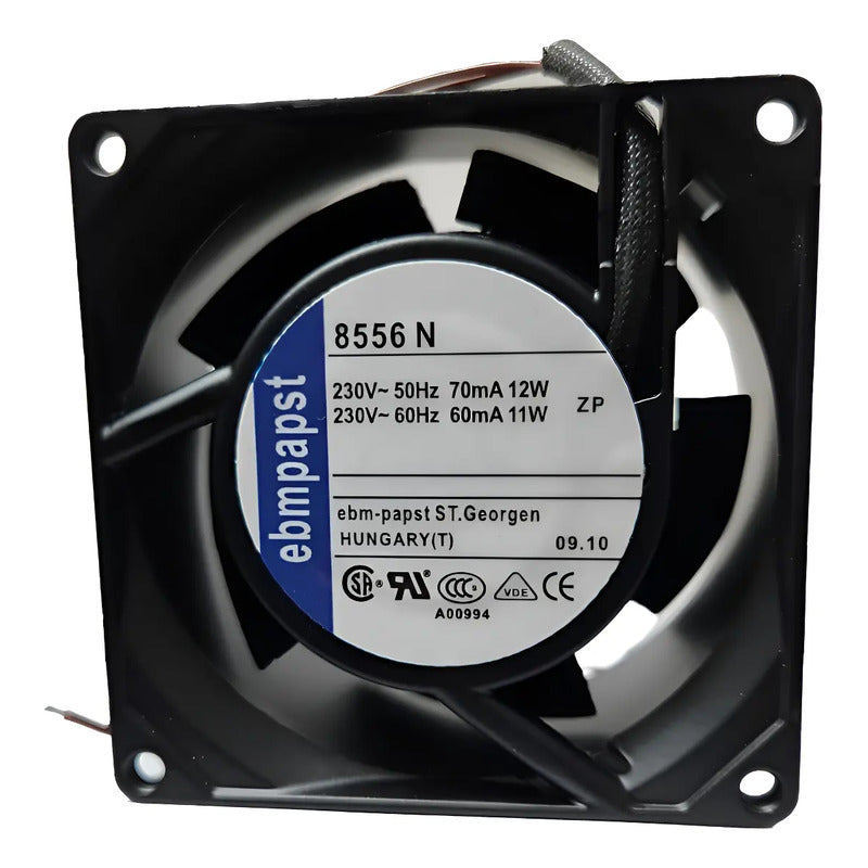 Ventilador Fan Cooler 8556n 220v 80x80x38mm 8cm 8038 Negro
