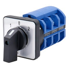 Switch Selector Conmutador Tipo Pacco 3 Posiciones 63a 1-0-2 Negro