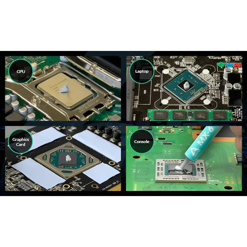 Pasta Termica Arctic Mx-6 4 Gramos Thermal Pad Gpu Cpu Mx6 - Celeste