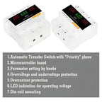 Ats Protector Voltaje Ajustable 220v 100a Auto Transferencia