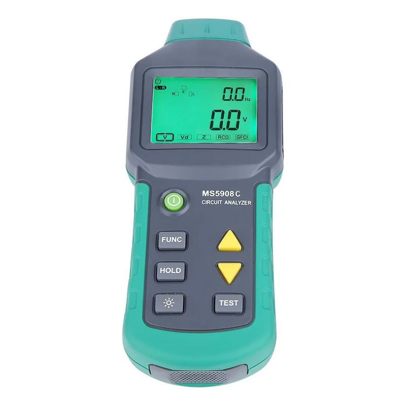 Tester Circuito Ms5908c Voltios Trms Ohm Hz Tiempo Respuesta Verde